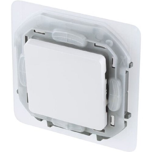 Переключатель без рамки Legrand Inspiria 1-кл. проходной IP44 белый картинка